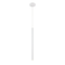 Z-Lite Forest 1 Light Mini Pendant, Matte White & Matt white 917MP24-WH-LED - alternate 2